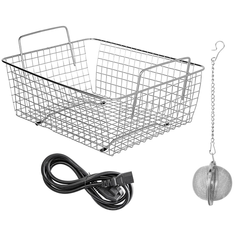 VEVOR ultraskaņas tīrītājs ar mehānisko vadību 3 l, 40 kHz ultraskaņas tīrīšanas iekārta ar pogu vadību, 304 nerūsējošā tērauda ultraskaņas tīrītājs ar sildīšanu un taimeri juvelierizstrādājumu, briļļu un pulksteņu tīrīšanai