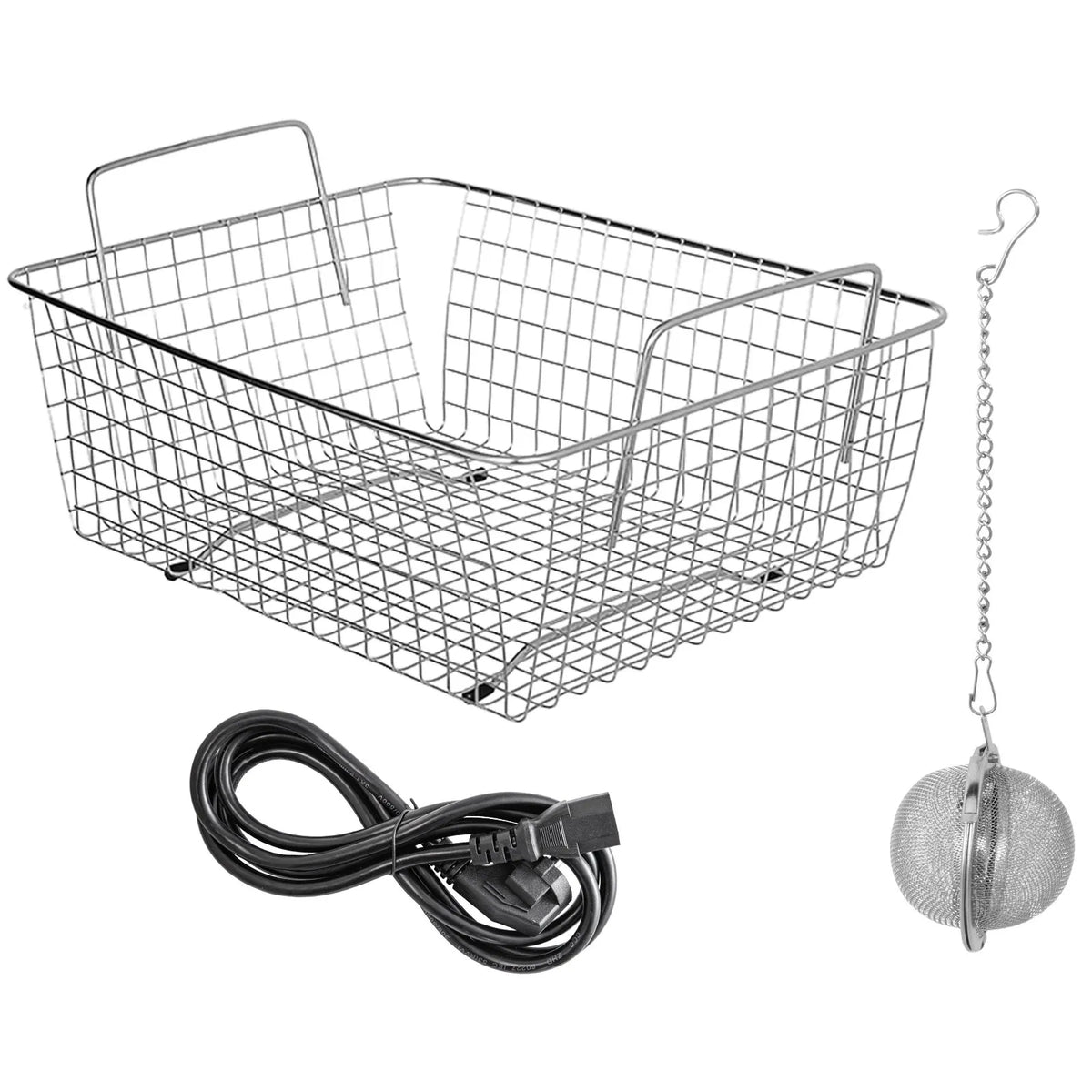 VEVOR Ultrasonic Cleaner with Mechanical Control 3 L, 40 kHz Ultrasonic Cleaning Machine with Button Control, 304 Stainless Steel Ultrasonic Cleaner with Heating and Timer for Jewellery, Glasses and Watch Cleaning