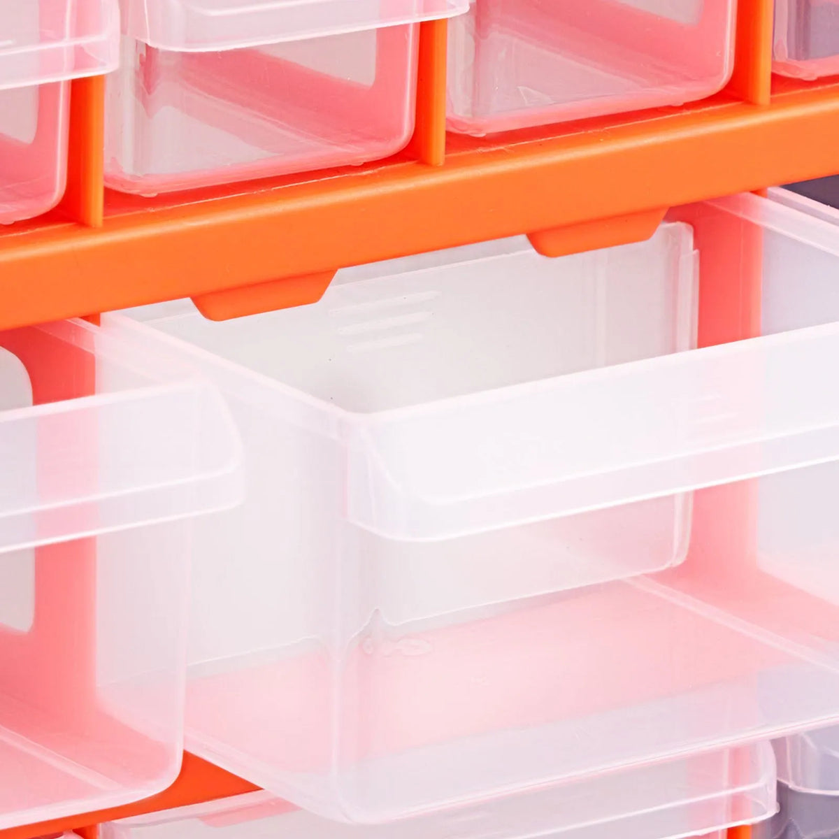 VEVOR 18-Drawer Small Parts Organiser, Plastic Storage Cabinet, Stackable and Wall-Mountable, for Garage, Workshop, Screws, Tools, Beads and Building Blocks