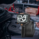 VEVOR trīs lēcu inspekcijas kamera ar apgaismojumu, 12,7 cm IPS ekrānu industriālais endoskops, 8X tuvinājums, 1080P HD Izšķirtspēja, 10 LED gaismas, 5,03 m kabelis