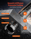 VEVOR dimanta kroņurbis, 38 mm diametrs, 241 mm urbšanas dziļums, M16 iekšējā vītne, sausās urbšanas kroņurbis ar 3 adapteriem, vadurbīti un sešstūra atslēgu, paredzēts dzelzsbetonam, sarkanajiem ķieģeļiem un mūra materiāliem