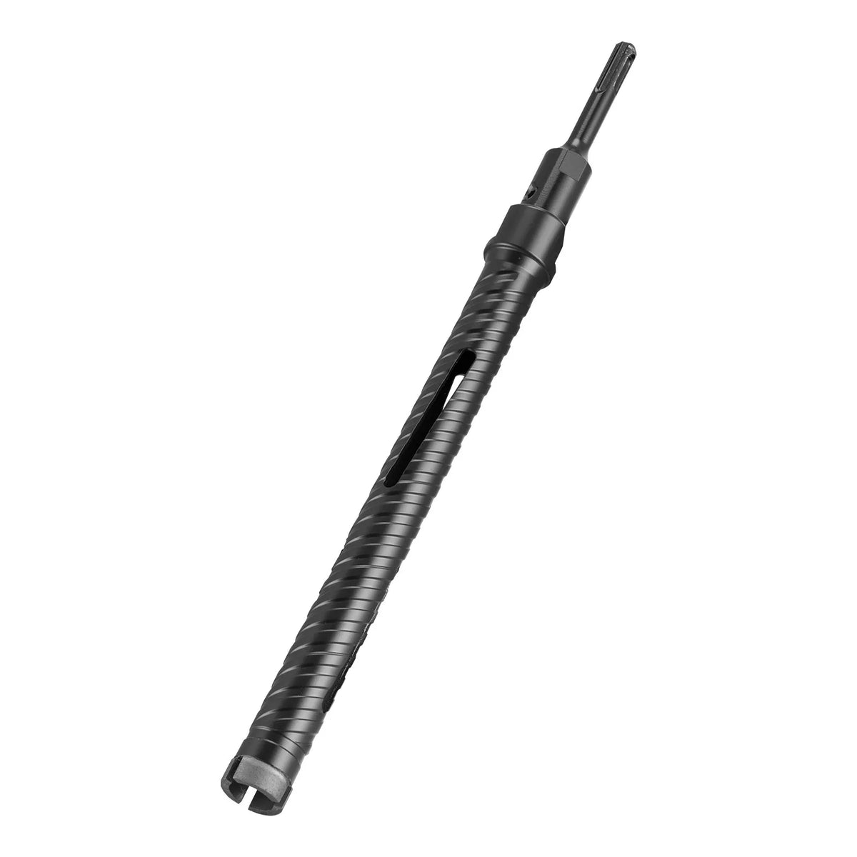 VEVOR Diamond Core Drill Bit for Dry Drilling, 25 mm Diameter, 241 mm Drilling Depth, M16 Internal Thread, Includes 3 Adapters, Centre Drill and Hex Key for Reinforced Concrete, Bricks and Masonry