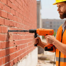 VEVOR dimanta kroņurbis sausajai urbšanai, diametrs 25 mm, urbšanas dziļums 241 mm, M16 iekšējā vītne, komplektā 3 adapteri, centrurbis un sešstūra atslēga dzelzsbetonam, ķieģeļiem un mūrim