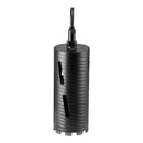 VEVOR dimanta kroņurbis sausajai urbšanai, diametrs 102 mm, urbšanas dziļums 241 mm, M16 iekšējā vītne, komplektā 3 adapteri, centrurbis un sešstūra atslēga dzelzsbetonam, ķieģeļiem un mūrim