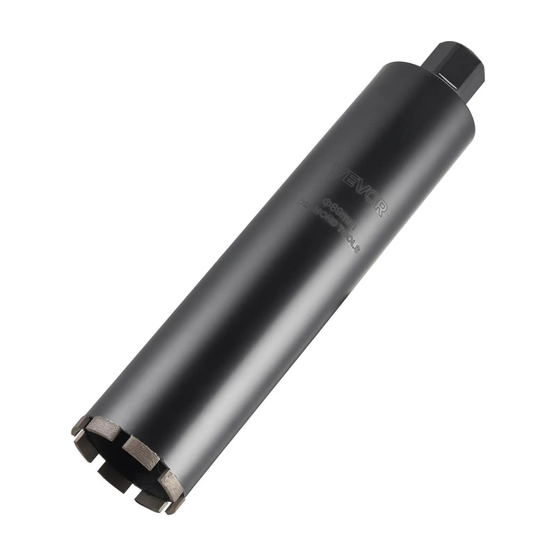 VEVOR dimanta kroņurbis mitrajai urbšanai, diametrs 89 mm, urbšanas dziļums 356 mm, 1-1/4″–7 iekšējā vītne, augstas precizitātes metinājums dzelzsbetonam, ķieģeļiem un mūrim