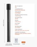 VEVOR dimanta kroņurbis, diametrs 38 mm, urbšanas dziļums 356 mm, 1-1/4″-7 iekšējā vītne, augstas precizitātes metināšana, mitrais kroņurbis dzelzsbetonam, ķieģeļiem un mūrēšanai