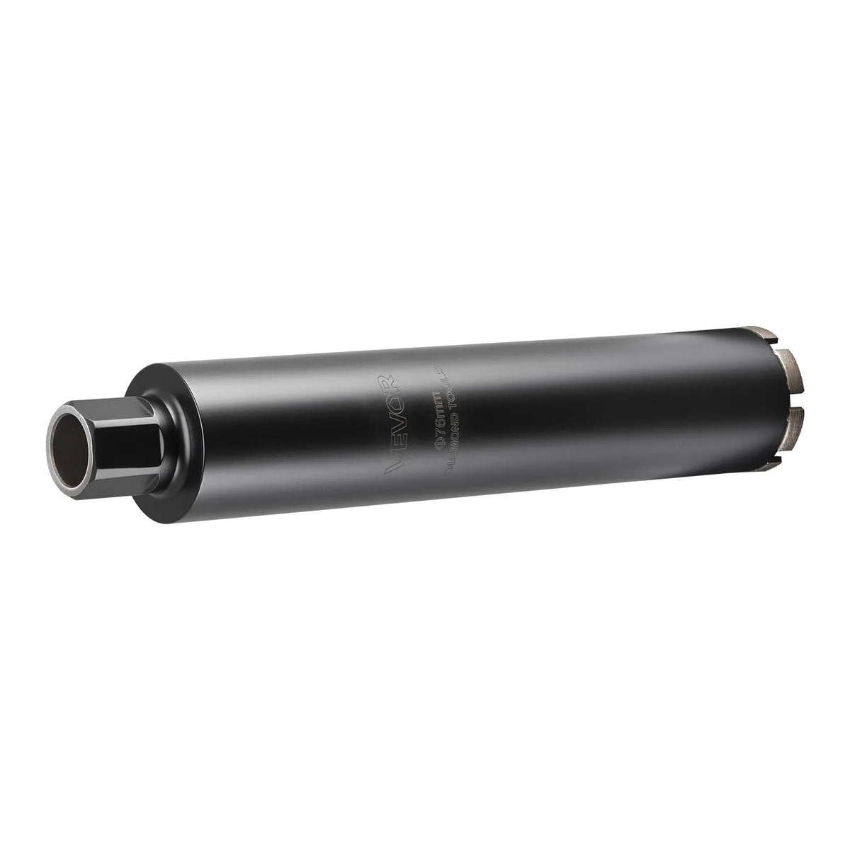 VEVOR Diamond Core Drill Bit for Wet Drilling, 76 mm Diameter, 356 mm Drilling Depth, 1-1/4″-7 Internal Thread, High-Precision Welding for Reinforced Concrete, Bricks and Masonry