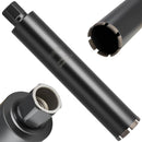 VEVOR dimanta kroņurbis mitrajai urbšanai, diametrs 76 mm, urbšanas dziļums 356 mm, 1-1/4″-7 iekšējā vītne, augstas precizitātes metinājums dzelzsbetonam, ķieģeļiem un mūrim