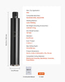 VEVOR dimanta kroņurbis mitrajai urbšanai, diametrs 76 mm, urbšanas dziļums 356 mm, 1-1/4″-7 iekšējā vītne, augstas precizitātes metinājums dzelzsbetonam, ķieģeļiem un mūrim