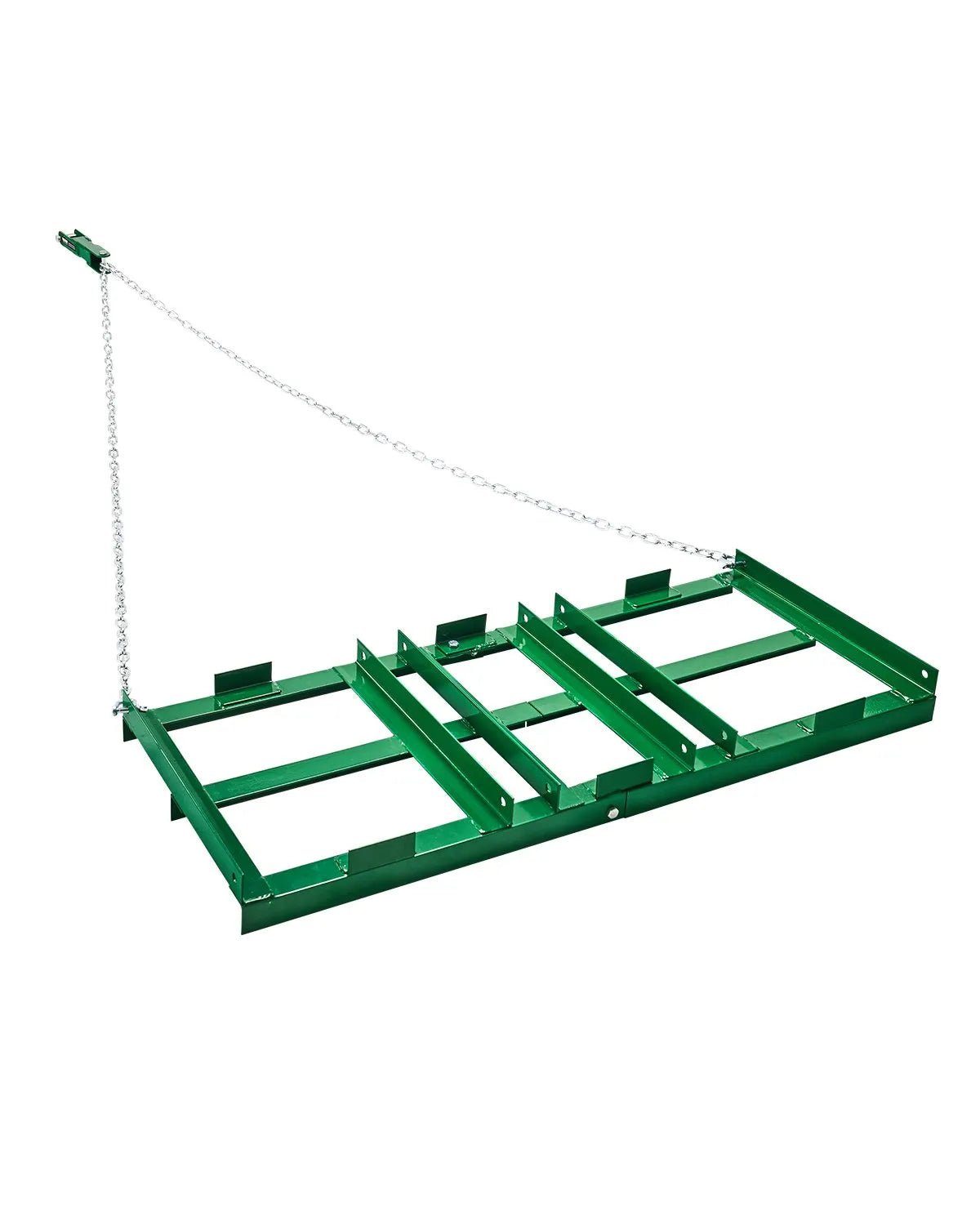 VEVOR velkamais ecēšu izlīdzinātājs, 1220 mm darba platums, Q235 tērauds, ar regulējamiem stieņiem un 1829 mm ķēdi, paredzēts ATV, UTV, traktoriem un zāles pļāvējiem, teritoriju un zāliena izlīdzināšanai - ZEMLETES.LV