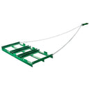 VEVOR velkamais ecēšu izlīdzinātājs, 1220 mm darba platums, Q235 tērauds, ar regulējamiem stieņiem un 1829 mm ķēdi, paredzēts ATV, UTV, traktoriem un zāles pļāvējiem, teritoriju un zāliena izlīdzināšanai - ZEMLETES.LV