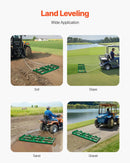 VEVOR velkamais ecēšu izlīdzinātājs, 1220 mm darba platums, Q235 tērauds, ar regulējamiem stieņiem un 1829 mm ķēdi, paredzēts ATV, UTV, traktoriem un zāles pļāvējiem, teritoriju un zāliena izlīdzināšanai - ZEMLETES.LV