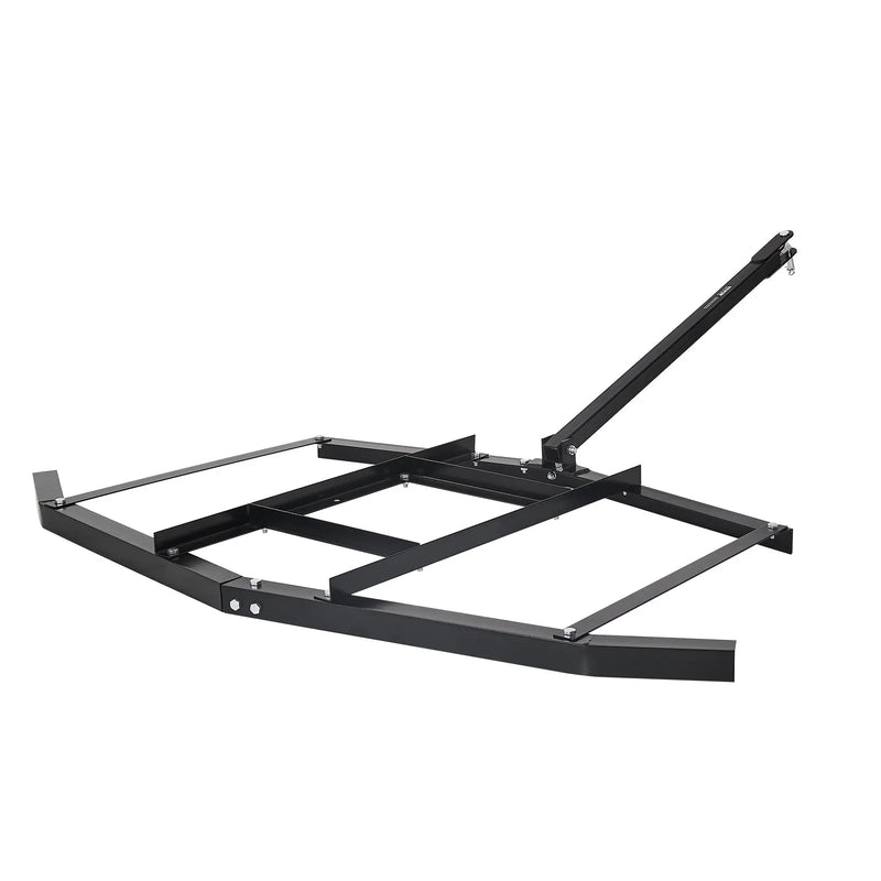 VEVOR velkamais ecēšu izlīdzinātājs, darba platums 1676 mm, Q235 tērauds, ar regulējamiem stieņiem un tapas stiprinājumu, slodze līdz 22,7 kg, piemērots ATV, UTV un dārza traktoriem - ZEMLETES.LV