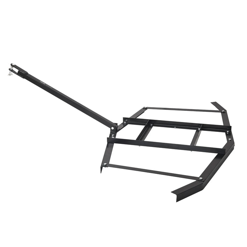 VEVOR velkamais ecēšu izlīdzinātājs, darba platums 1676 mm, Q235 tērauds, ar regulējamiem stieņiem un tapas stiprinājumu, slodze līdz 22,7 kg, piemērots ATV, UTV un dārza traktoriem - ZEMLETES.LV