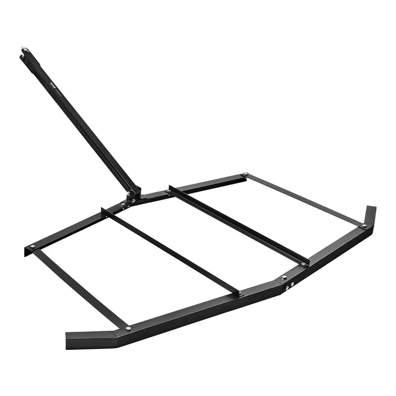 VEVOR velkamais ecēšu izlīdzinātājs, darba platums 1829 mm, Q235 tērauds, ar tapas tipa sakabi, paredzēts ATV, UTV un dārza traktoriem, piebraucamo ceļu un teritoriju izlīdzināšanai - ZEMLETES.LV