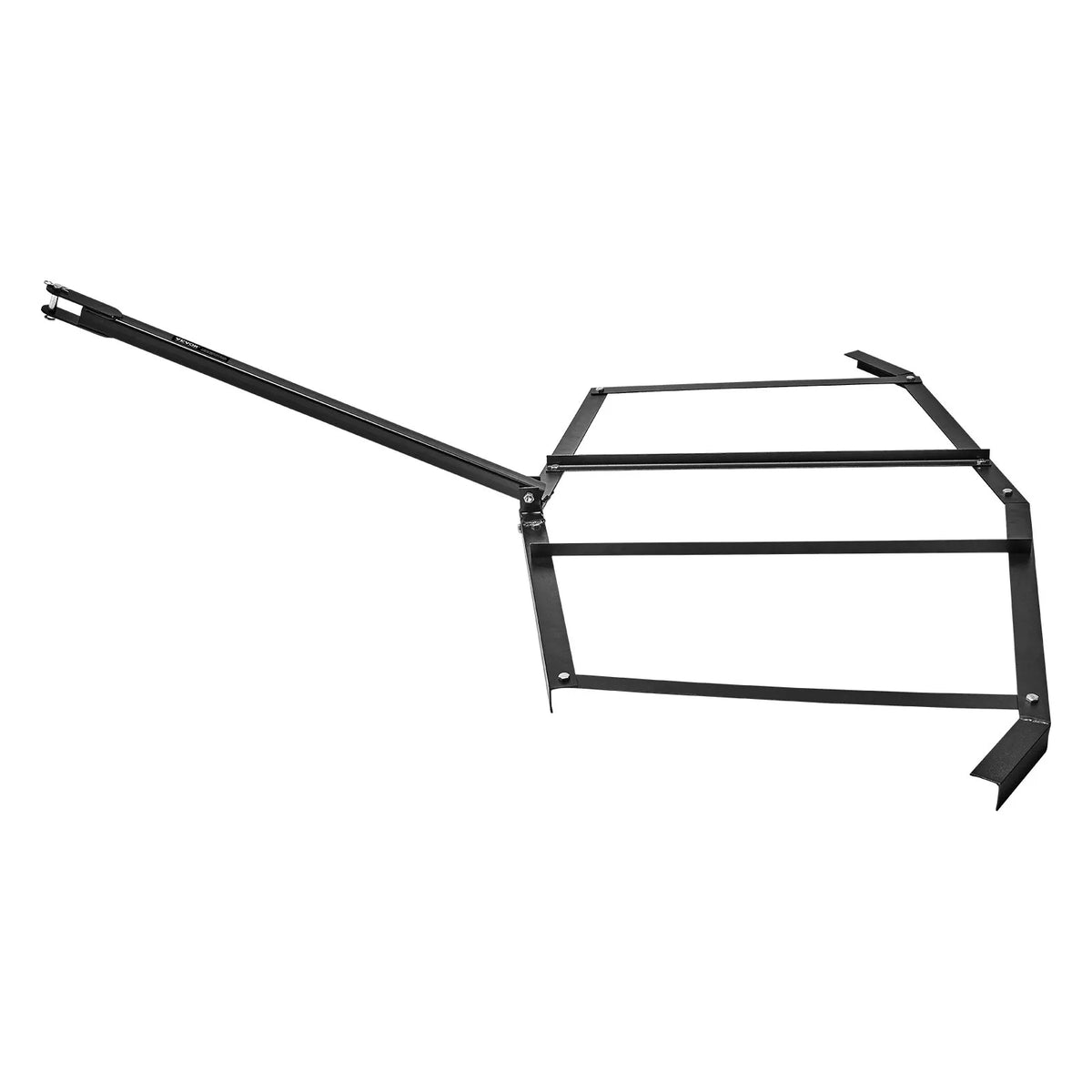 VEVOR velkamais ecēšu izlīdzinātājs, darba platums 1829 mm, Q235 tērauds, ar tapas tipa sakabi, paredzēts ATV, UTV un dārza traktoriem, piebraucamo ceļu un teritoriju izlīdzināšanai - ZEMLETES.LV