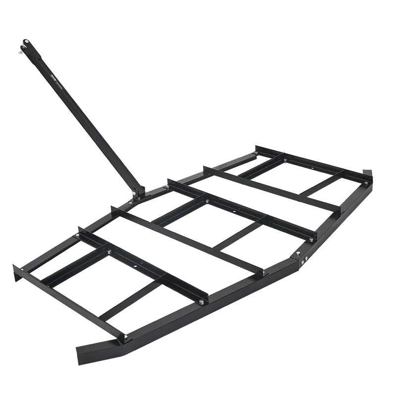 VEVOR velkamais ecēšu līdzinātājs, 2134 mm plats piekabināms ecēšu līdzinātājs no Q235 tērauda ar regulējamiem stieņiem un tapas sakabi, paredzēts slodzei līdz 22,7 kg, traktoru piekabināmās ecēšas ATV, UTV un dārza zāliena traktoriem