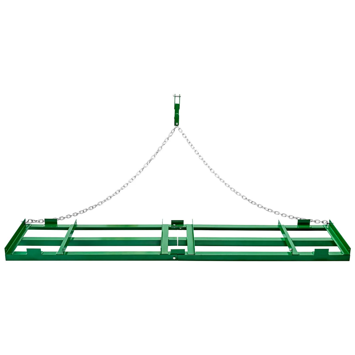 VEVOR velkamais ecēšu izlīdzinātājs, 2438 mm darba platums, Q235 tērauds, ar regulējamiem stieņiem un 1829 mm ķēdi, paredzēts ATV, UTV, traktoriem un zāles pļāvējiem, teritoriju un zāliena izlīdzināšanai - ZEMLETES.LV