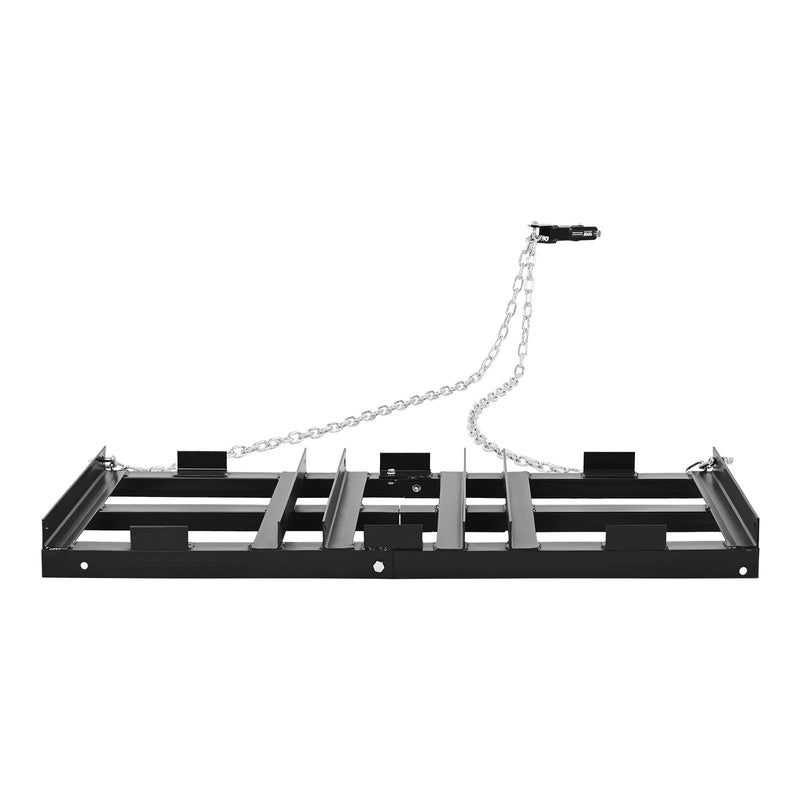 VEVOR velkamais seguma līdzinātājs 122 × 50 cm ar regulējamu platumu, kravnesība līdz 22,7 kg, smagas konstrukcijas zāliena un grants virsmas izlīdzināšanas grābeklis no cinkota tērauda, piemērots ATV, UTV un traktoriem - ZEMLETES.LV