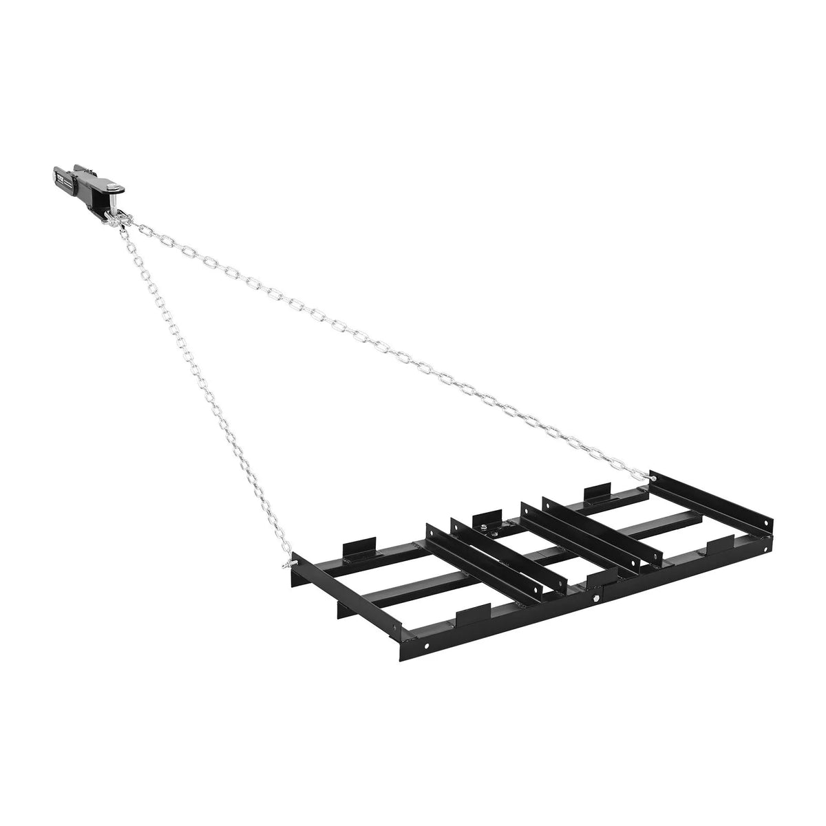 VEVOR velkamais seguma līdzinātājs 122 × 50 cm ar regulējamu platumu, kravnesība līdz 22,7 kg, smagas konstrukcijas zāliena un grants virsmas izlīdzināšanas grābeklis no cinkota tērauda, piemērots ATV, UTV un traktoriem - ZEMLETES.LV