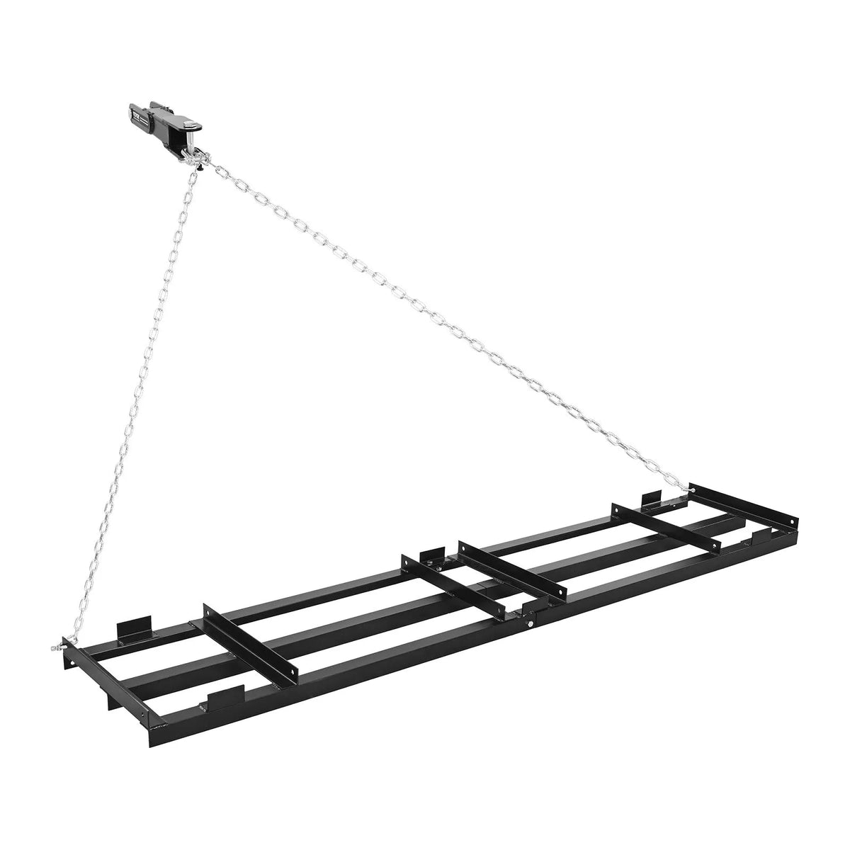 VEVOR velkamais seguma līdzinātājs 243 × 50 cm ar regulējamu platumu, kravnesība līdz 22,7 kg, smagas konstrukcijas zāliena un grants virsmas izlīdzināšanas grābeklis no cinkota tērauda, piemērots ATV, UTV un traktoriem - ZEMLETES.LV