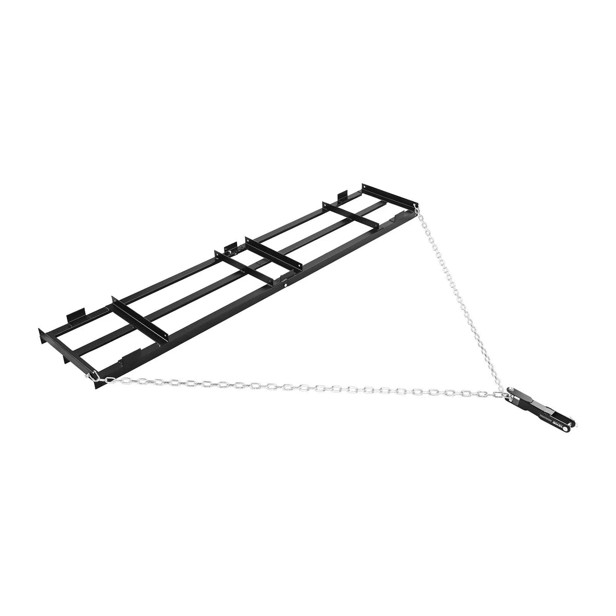 VEVOR velkamais seguma līdzinātājs 243 × 50 cm ar regulējamu platumu, kravnesība līdz 22,7 kg, smagas konstrukcijas zāliena un grants virsmas izlīdzināšanas grābeklis no cinkota tērauda, piemērots ATV, UTV un traktoriem - ZEMLETES.LV
