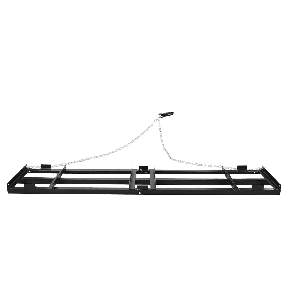 VEVOR velkamais seguma līdzinātājs 243 × 50 cm ar regulējamu platumu, kravnesība līdz 22,7 kg, smagas konstrukcijas zāliena un grants virsmas izlīdzināšanas grābeklis no cinkota tērauda, piemērots ATV, UTV un traktoriem - ZEMLETES.LV