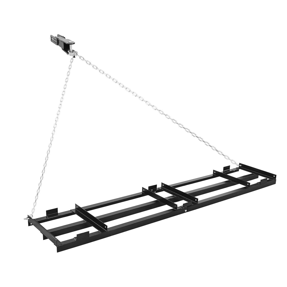 VEVOR velkamais seguma līdzinātājs 243 × 50 cm ar regulējamu platumu, kravnesība līdz 22,7 kg, smagas konstrukcijas zāliena un grants virsmas izlīdzināšanas grābeklis no cinkota tērauda, piemērots ATV, UTV un traktoriem - ZEMLETES.LV