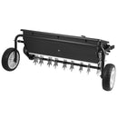 VEVOR velkamais zāliena kaisītājs ar aerācijas tapām, izkliedes platums 0,81 m, universāla sakabe, zāliena sējmašīna un augsnes aerators ar 45,36 kg ietilpību un 254 mm riepām ATV un UTV transportam - ZEMLETES.LV