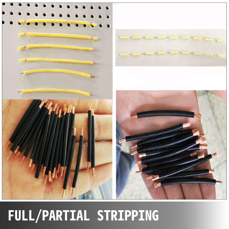 VEVOR automātiskā vadu noņemšanas iekārta 300 V, datorizēta, ar taisnotāju un savākšanas plāksni, piemērota 0,1–10 mm² vadiem