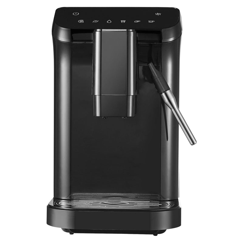 VEVOR automātiskais espresso kafijas automāts, 20 bāru spiediens, ar tvaika sprauslu un 15 malšanas līmeņiem