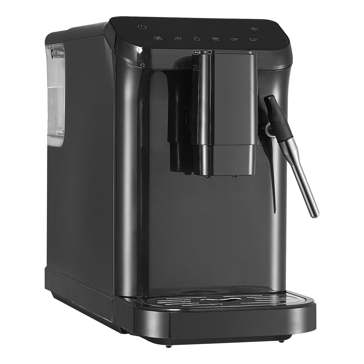 VEVOR automātiskais espresso automāts 20 bar ar tvaika sprauslu un 15 malšanas līmeņiem