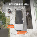 Benzīna augstspiediena mazgātājs, 234 bar, 9,8 l/min, ar alumīnija sūkni, smidzināšanas pistoli un pagarinājuma uzgali, 5 ātrās savienošanas sprauslām, automašīnām, mājām, piebraucamajiem ceļiem un terasēm