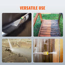 Benzīna augstspiediena mazgātājs, 234 bar, 9,8 l/min, ar alumīnija sūkni, smidzināšanas pistoli un pagarinājuma uzgali, 5 ātrās savienošanas sprauslām, automašīnām, mājām, piebraucamajiem ceļiem un terasēm