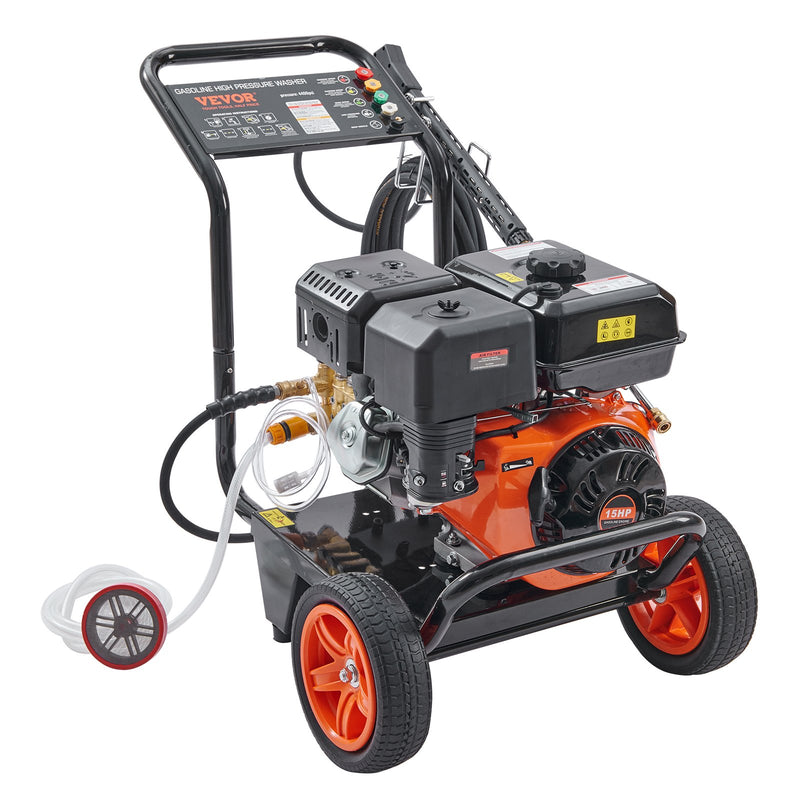 Benzīna augstspiediena mazgātājs 272 bar, 10 l/min, ar 5 sprauslu komplektu automašīnām