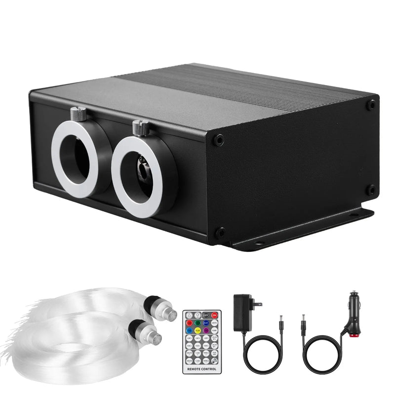 Starlight griestu apgaismojuma komplekts, 900 gab., 0,76 mm, 3 m, 20 W, ar Bluetooth, tālvadību, skaņas aktivizāciju, RGBW