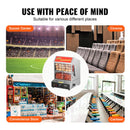 VEVOR Komerciālais Hotdogu Tvaicētājs – 2 līmeņu elektriska maizīšu sildītava, 27L, bīdāmās durvis