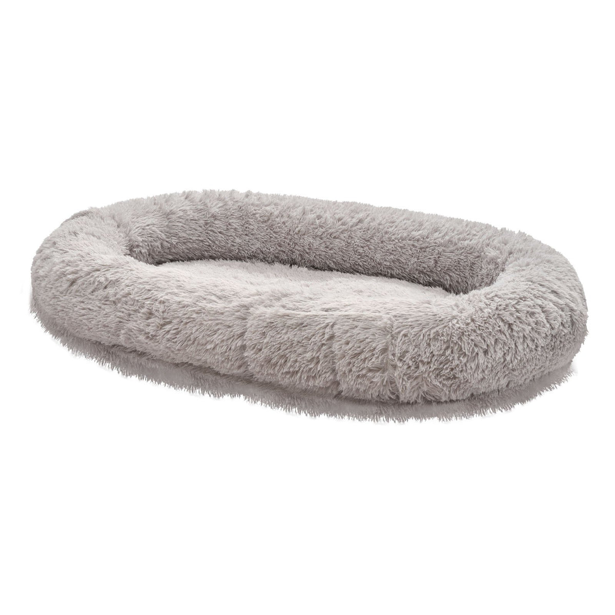 VEVOR Orthopedic Dog Bed with Memory Foam Mattress and Washable Cover, 132 × 86 × 24 cm, Grey