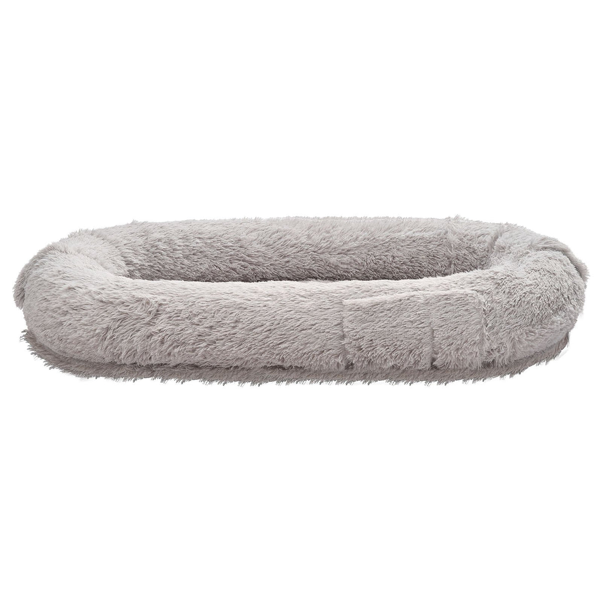 VEVOR Orthopedic Dog Bed with Memory Foam Mattress and Washable Cover, 132 × 86 × 24 cm, Grey