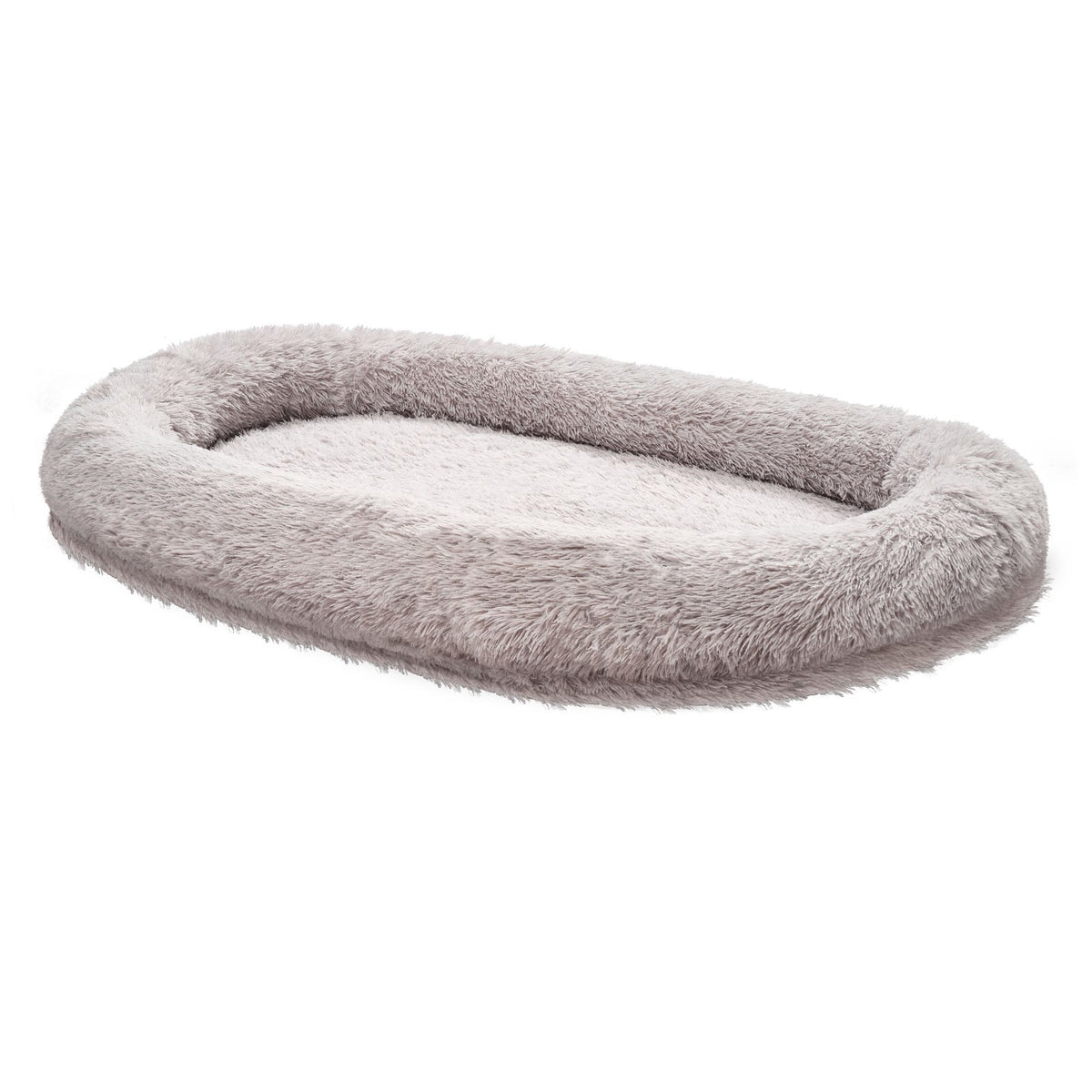 VEVOR Orthopedic Dog Bed with Memory Foam Mattress and Washable Cover, 171 × 100 × 24 cm, Grey