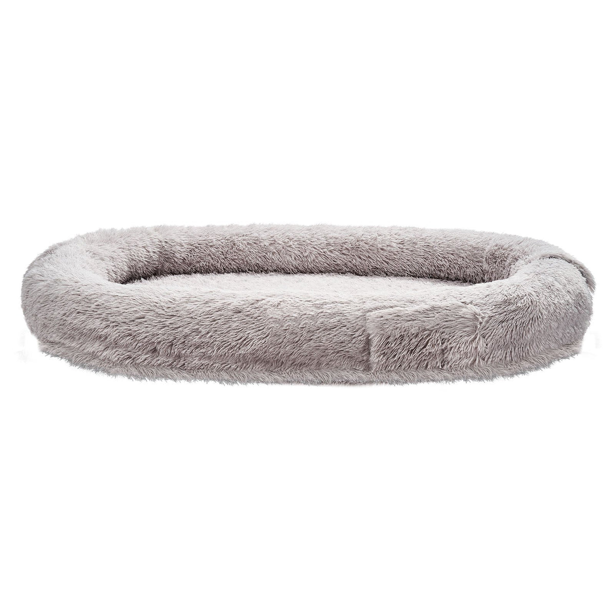 VEVOR Orthopedic Dog Bed with Memory Foam Mattress and Washable Cover, 171 × 100 × 24 cm, Grey