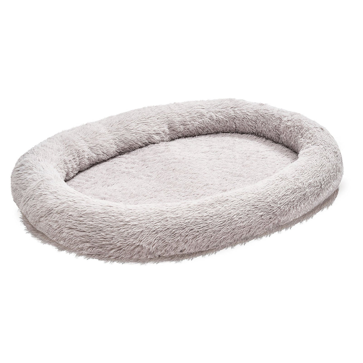 VEVOR Orthopedic Dog Bed with Memory Foam Mattress and Washable Cover, 171 × 100 × 24 cm, Grey