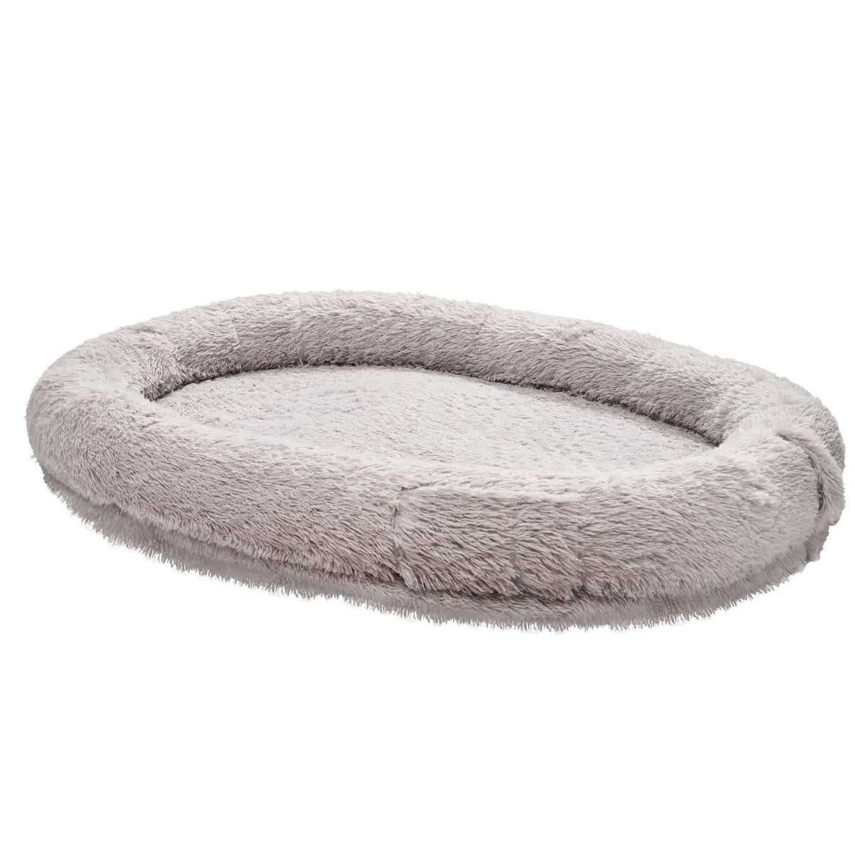VEVOR Orthopedic Dog Bed with Memory Foam Mattress and Washable Cover, 176 × 122 × 24 cm, Grey