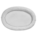 VEVOR cilvēka izmēra suņu gulta, 1780 × 1200 × 240 mm, ortopēdiska atmiņas putu gulta cilvēkiem un mājdzīvniekiem, ar sānu kabatu, rokturi un rāvējslēdzēju, noņemams veļasmašīnā mazgājams pārvalks, pelēka