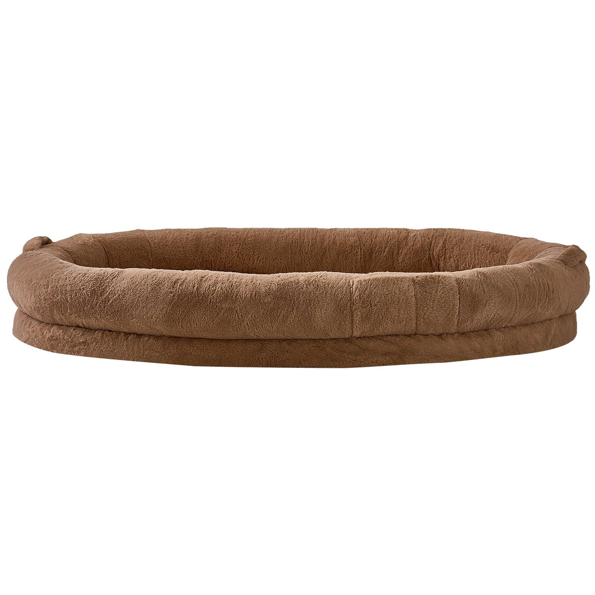 VEVOR Human-Size Dog Bed with Artificial Fur Cover, Washable, 183 × 122 × 25 cm