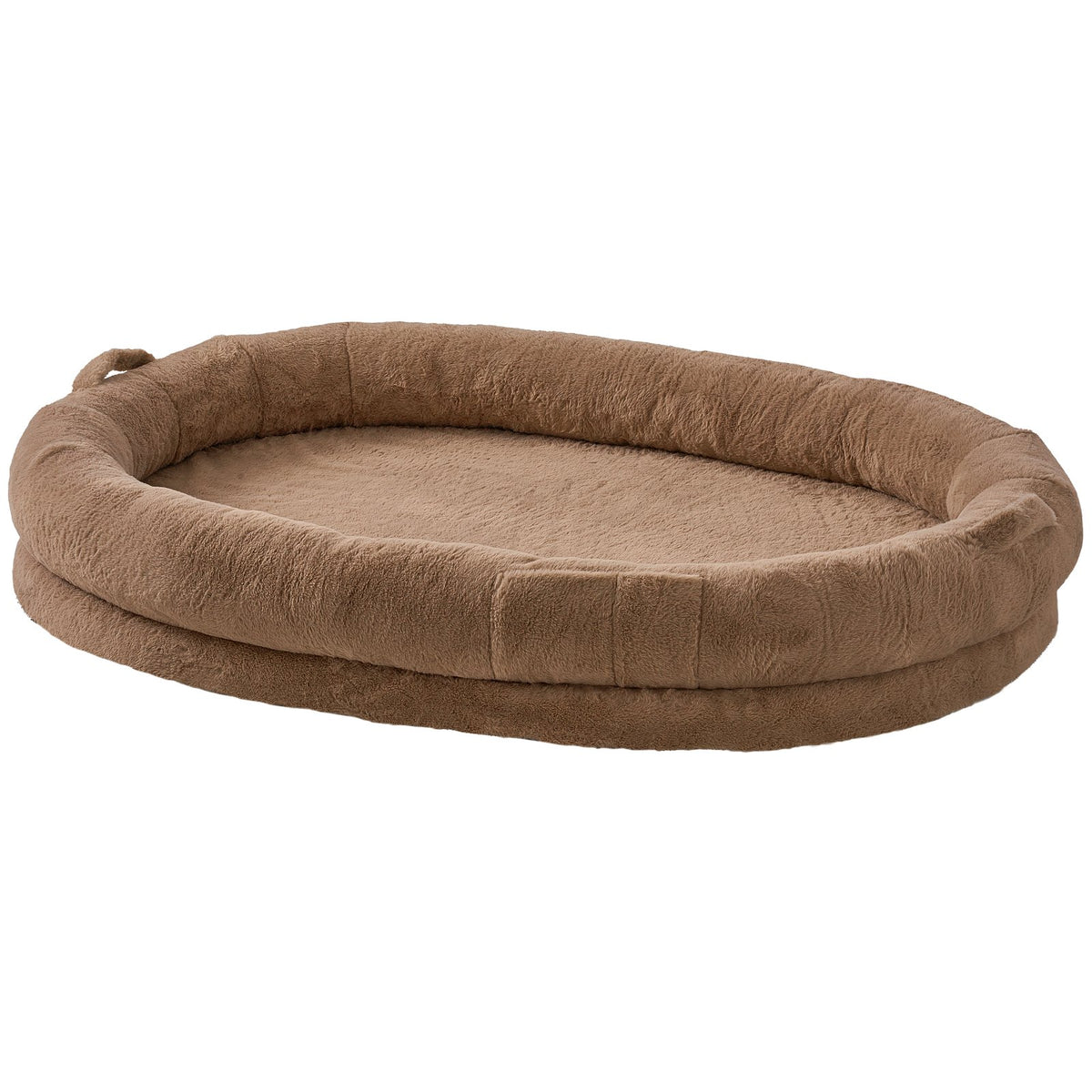 VEVOR Human-Size Dog Bed with Artificial Fur Cover, Washable, 183 × 122 × 25 cm