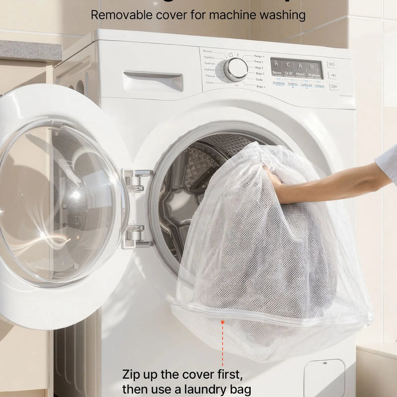 VEVOR cilvēka izmēra suņu gulta, 1770 × 1230 × 240 mm ortopēdisks memory foam matracis, cilvēka izmēra gulta suņiem ar sānu kabatu, rokturi un rāvējslēdzēju, noņemama un mazgājama mašīnā, brūnā krāsā.