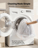 VEVOR cilvēka izmēra suņu gulta, 1770 × 1230 × 240 mm ortopēdisks memory foam matracis, cilvēka izmēra gulta suņiem ar sānu kabatu, rokturi un rāvējslēdzēju, noņemama un mazgājama mašīnā, brūnā krāsā.