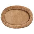 VEVOR cilvēka izmēra suņu gulta, 1770 × 1230 × 240 mm ortopēdisks memory foam matracis, cilvēka izmēra gulta suņiem ar sānu kabatu, rokturi un rāvējslēdzēju, noņemama un mazgājama mašīnā, brūnā krāsā.