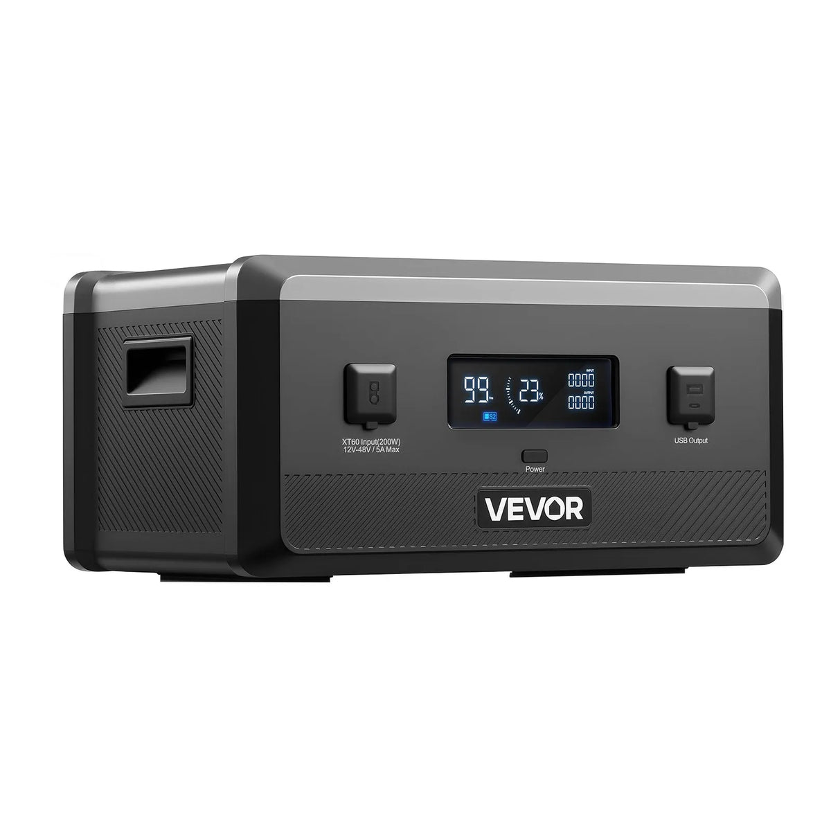 VEVOR папильду акумуляторы портативные электростационарные, 2160 Wh LiFePO4 паплашинаса акумуляторы ар 3 izejas pieslēgvietām lietošanai mājās, kempingā, ceļojumos un ārkārtas situācijās